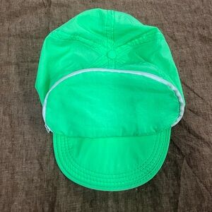 Neon Green Cap with pocket
